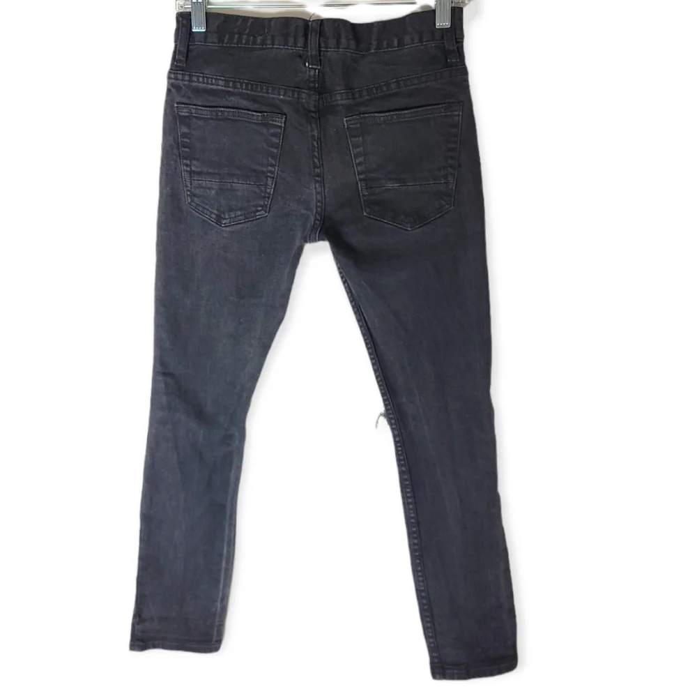 Pacsun men's skinny distress black jeans size 28x30 - Picture 2 of 6